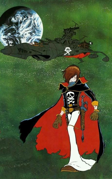 Captain Harlock Space Pirate poster