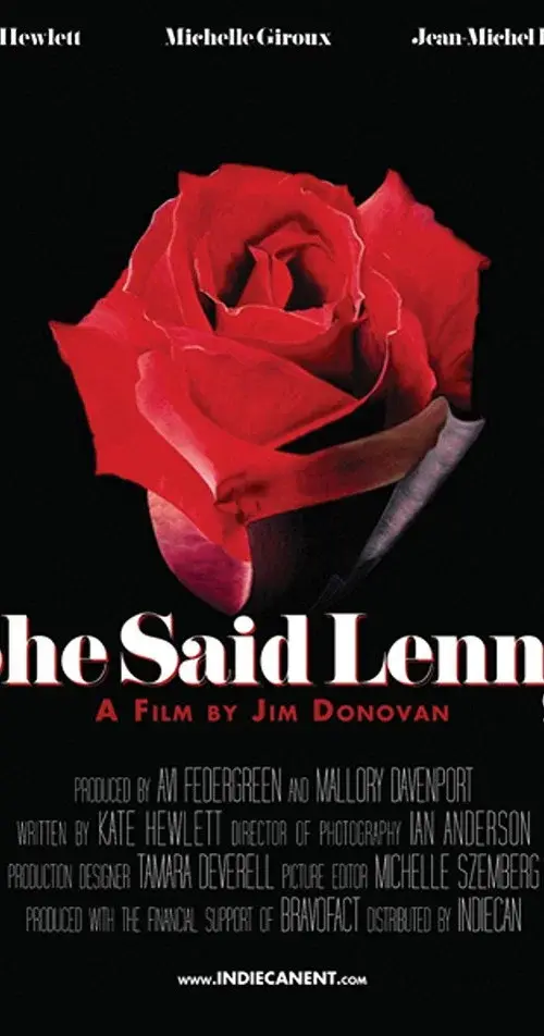 She Said Lenny poster